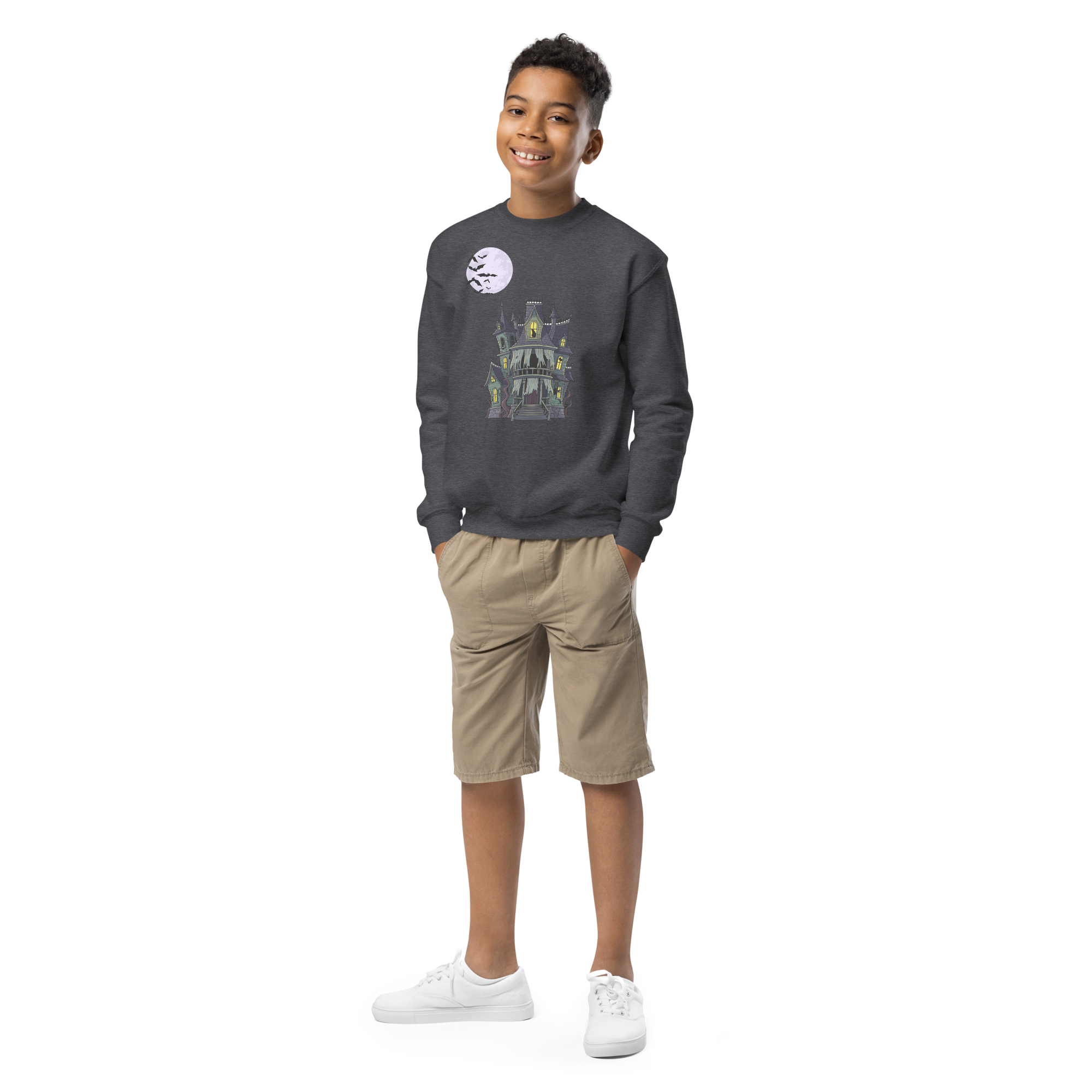 MYOW WORLD Halloween collection Youth crewneck sweatshirt